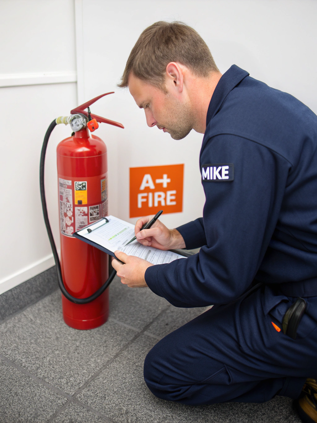 Fire extinguisher inspection service